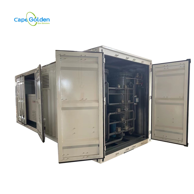 Het ziekenhuis Containerized de Mobiele PSA van de Zuurstofinstallatie Medische Productie-installatie 80cbm/hr van de Generatorzuurstof