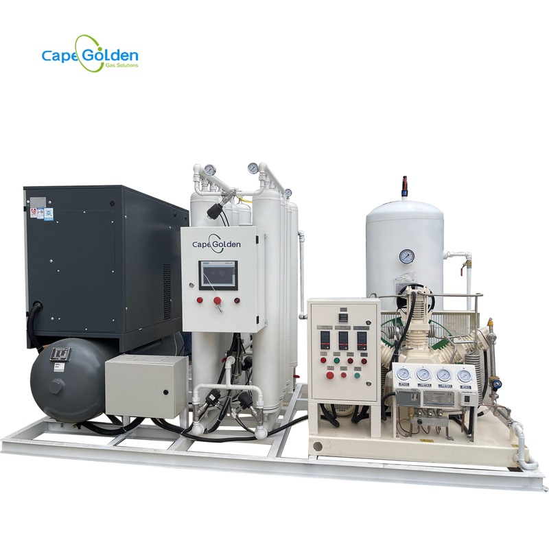 De medische Zuurstofcilinder het Vullen Generator van de Installatie90~99% Industriële Psa Zuurstof
