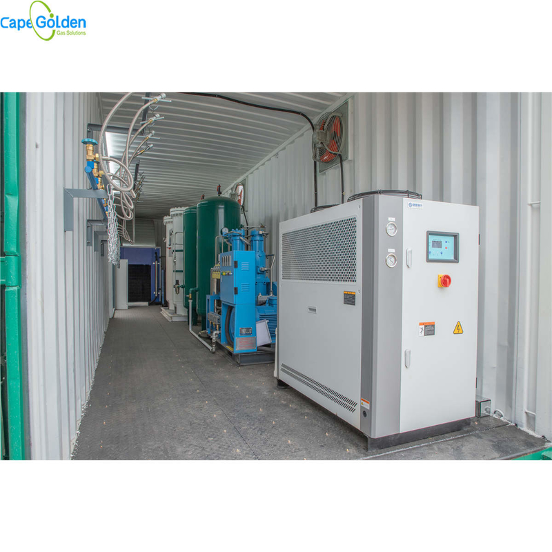 Van de de Zuurstof de Generator Containerized Zuurstof van Ce ISO PSA Productie-installatie 93% 95%